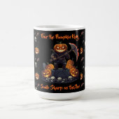 🖤 Black Pumpkin King Halloween Tasse 🎃 (Zentrum)