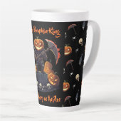 🖤 Black Pumpkin King Halloween Tasse 🎃 (Rechte Ecke)