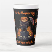 🖤 Black Pumpkin King Halloween Tasse 🎃 (Vorderseite)