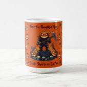 🖤 Black Pumpkin King Halloween Tasse 🎃 (Zentrum)