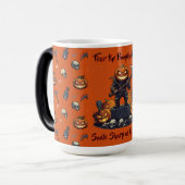 🖤 Black Pumpkin King Halloween Tasse 🎃 (Vorderseite Links)