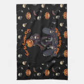 🖤 Black Pumpkin King Kitetücher 🎃 Geschirrtuch (Vertikal)