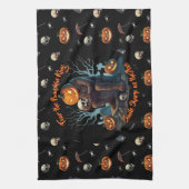 🖤 Black Pumpkin King Kitetücher 🎃 Geschirrtuch (Vertikal)