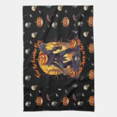 🖤 Black Pumpkin King Kitetücher 🎃 Geschirrtuch (Vertikal)