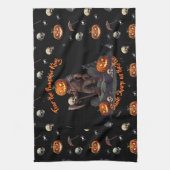🖤 Black Pumpkin King Kitetücher 🎃 Geschirrtuch (Vertikal)