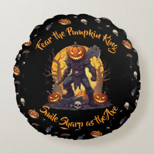 🖤 Black Pumpkin King Throw Kissen 🎃