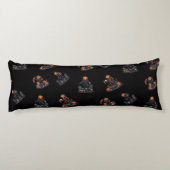 🖤 Black Pumpkin King Throw Kissen 🎃 (Rückseite)