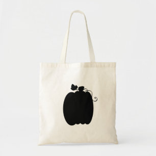 Black Pumpkin Trick oder Treatment Tote Bag Tragetasche