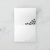 Black Puppy Paw Prints (Innenseite)