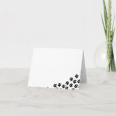 Black Puppy Paw Prints  (Vorderseite)