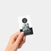 Black QR Code for Employee Company ID Photo Logo  Ausweis (Handheld)