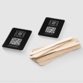 Black QR | Professional Business Logo Design Fächer (Non-assembled)