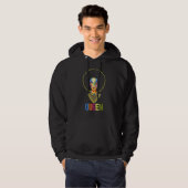 Black Queen African American History Month Proud M Hoodie (Vorne ganz)