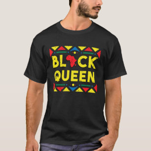 Black Queen African Roots Black History Montag T-Shirt