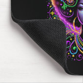 Black Queen Afro African Butterfly Beads Mask Mard Mousepad (Ecke)