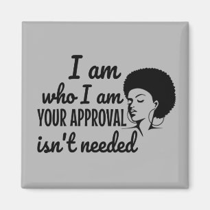Black Queen Afro American Magnet