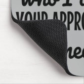 Black Queen Afro American Mousepad (Ecke)