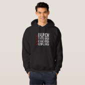 Black Queen Afro Black History Monte African Ameri Hoodie (Vorne ganz)
