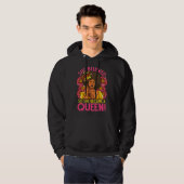 Black Queen Afro Flower She Believed Melanin Diva  Hoodie (Vorne ganz)