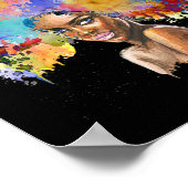 Black Queen Afro Melanin Art African American Poster (Ecke)