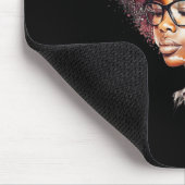 Black Queen Afro Melanin Gran Canaria Mousepad (Ecke)