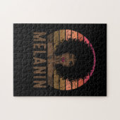 Black Queen Afro Melanin Puzzle (Horizontal)