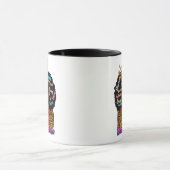 Black Queen Afro Woman Tasse (Zentrum)