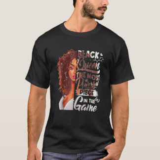 Black Queen Black History Montag Afro African Prid T-Shirt