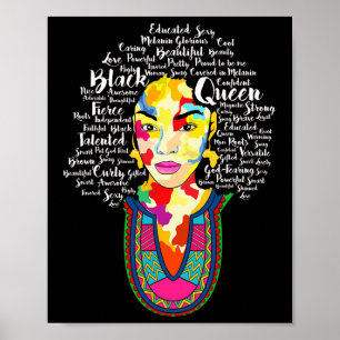 Black Queen Black History Montag Afroamerikaner A Poster