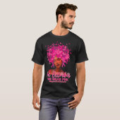 Black Queen Brustkrebs im Oktober tragen wir rosa T-Shirt (Vorne ganz)