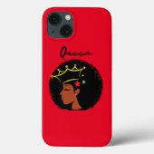 Black Queen Case-Mate iPhone Hülle (Rückseite)