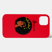 Black Queen Case-Mate iPhone Hülle (Rückseite (Horizontal))