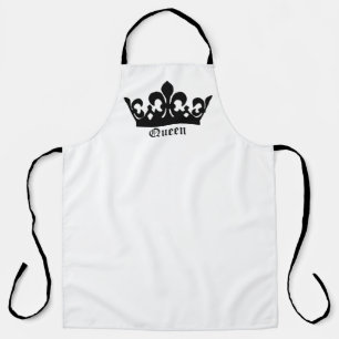 Black Queen Crown Schürze