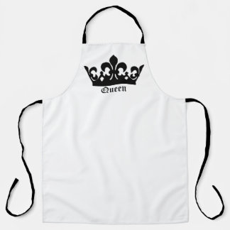Black Queen Crown Schürze