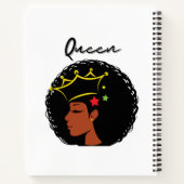 Black Queen Damen Notizblock (Rückseite)