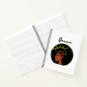 Black Queen Damen Notizblock (Innenseite)