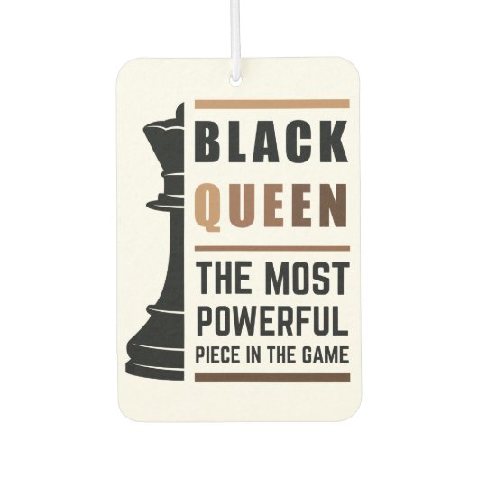Black Queen das mächtigste Stück in Game 2 Autolufterfrischer (Vorderseite)