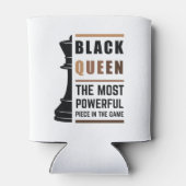 Black Queen das mächtigste Stück in Game 2 Dosenkühler (Rückseite)