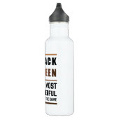 Black Queen das mächtigste Stück in Game 2 Edelstahlflasche (Rechts)