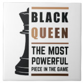 Black Queen das mächtigste Stück in Game 2 Fliese (Vorderseite)