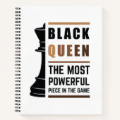 Black Queen das mächtigste Stück in Game 2 Notizblock (Vorderseite)