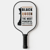 Black Queen das mächtigste Stück in Game 2 Pickleball Schläger (Vorderseite)