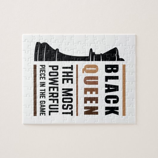 Black Queen das mächtigste Stück in Game 2 Puzzle (Horizontal)