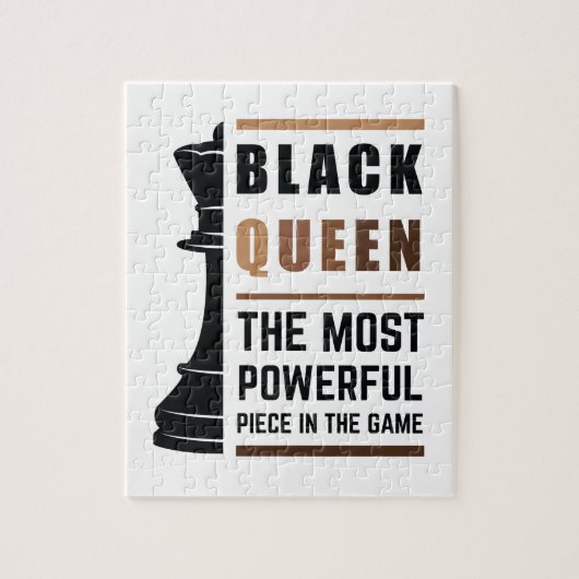 Black Queen das mächtigste Stück in Game 2 Puzzle (Vertikal)