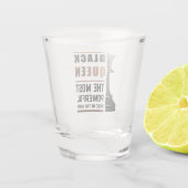 Black Queen das mächtigste Stück in Game 2 Schnapsglas (Rückseite)