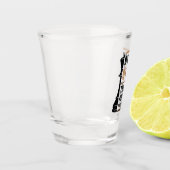 Black Queen das mächtigste Stück in Game 2 Schnapsglas (Links)