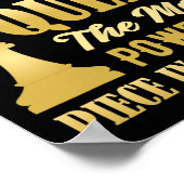 Black Queen das mächtigste Stück in Game Wo Poster (Ecke)