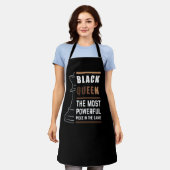 Black Queen das mächtigste Stück in Spiel 1 Schürze (Getragen)