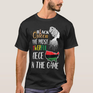 Black Queen die mächtigste schwarze Geschichte Afr T-Shirt