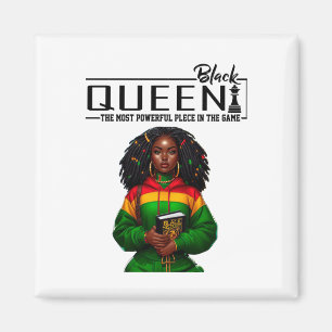 Black Queen die mächtigste Spielfigur - Magnet